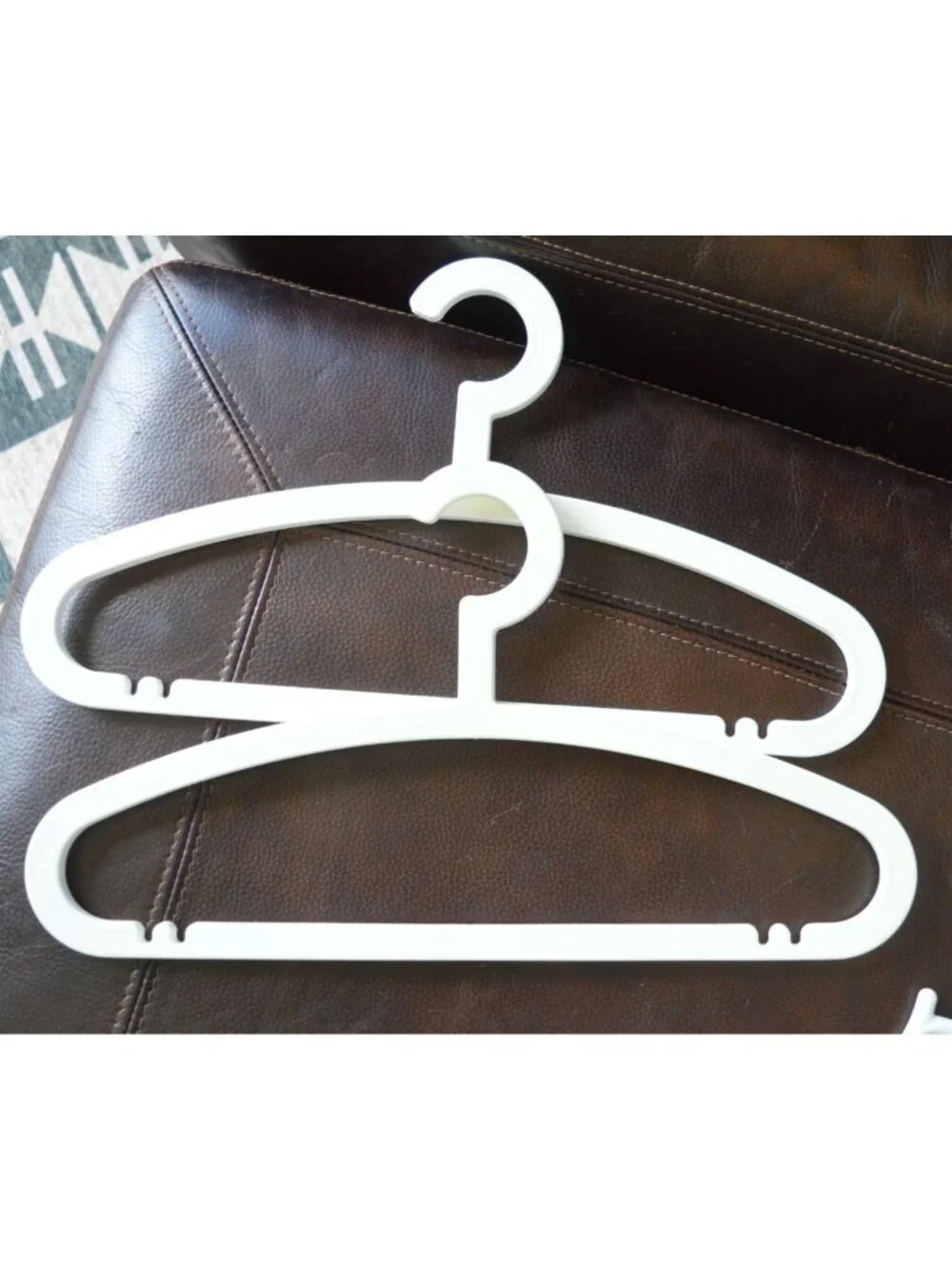 6 Pack Vintage Plastic Acrylic Hangers Funky Mod Mid Century Retro Unique